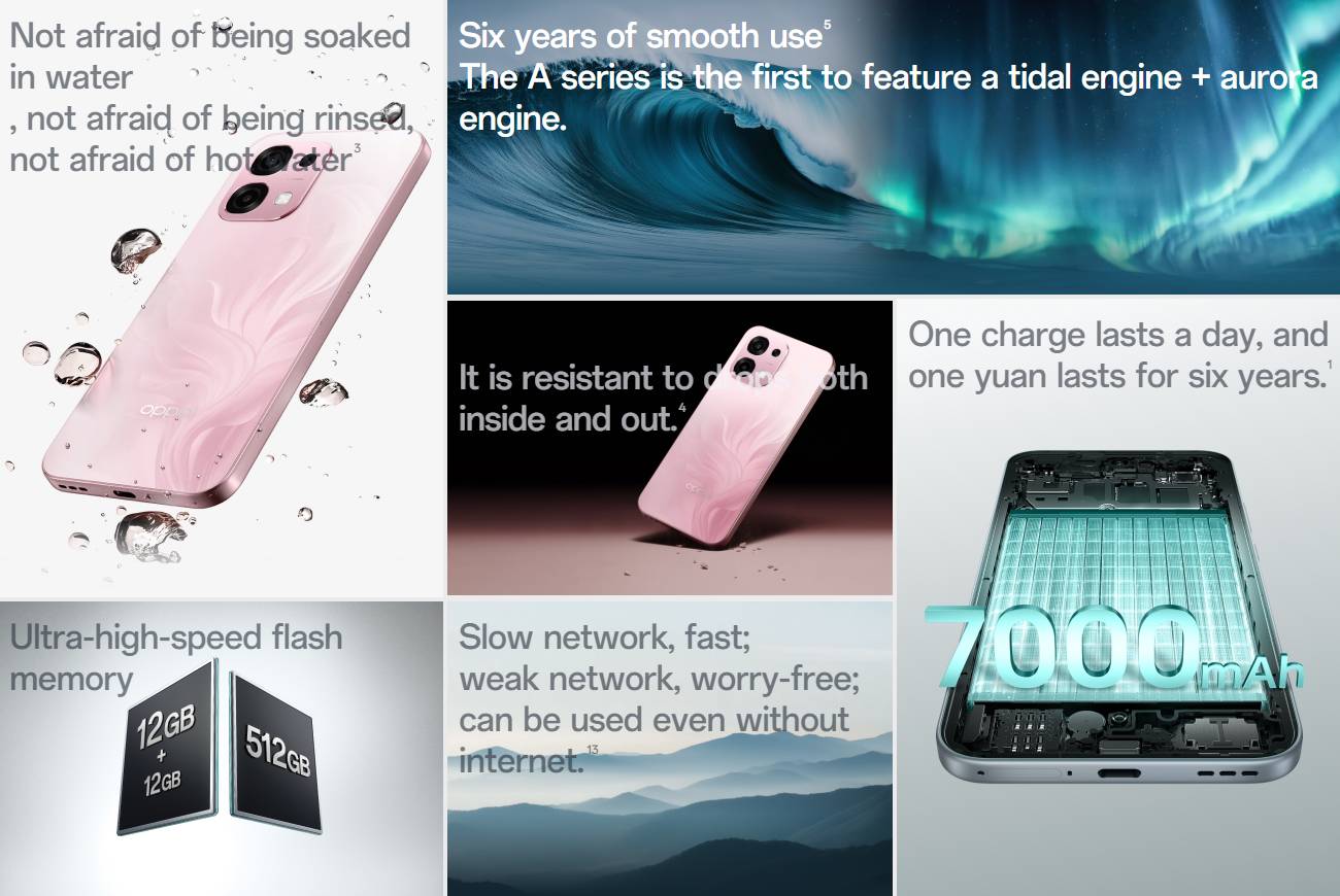 오포 A6, 7,000mAh 배터리 탑재 및 A6s 등 출시