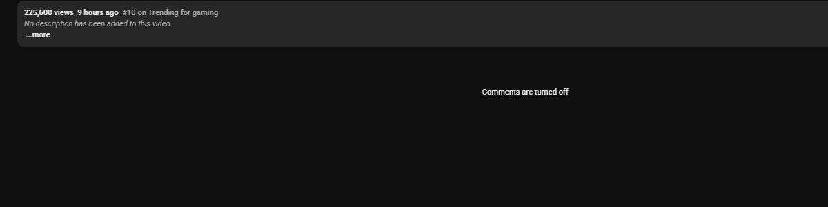 유튜브, 항광차단 조치로 인한 댓글 로드 실패