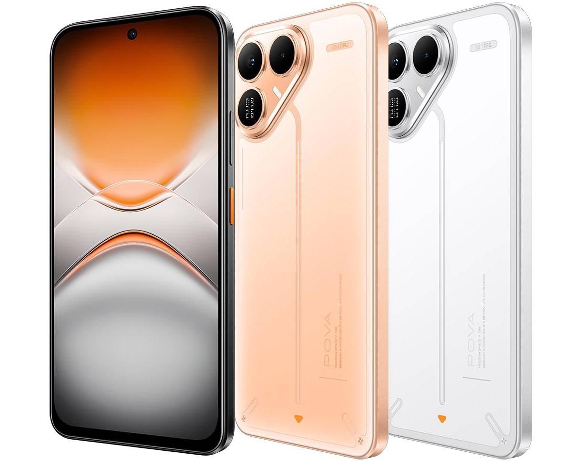 8,000mAh 대용량 배터리 탑재한 테크노 포바 8 공개, 후면 알라이브 매트릭스 디스플레이 적용 이미지 1